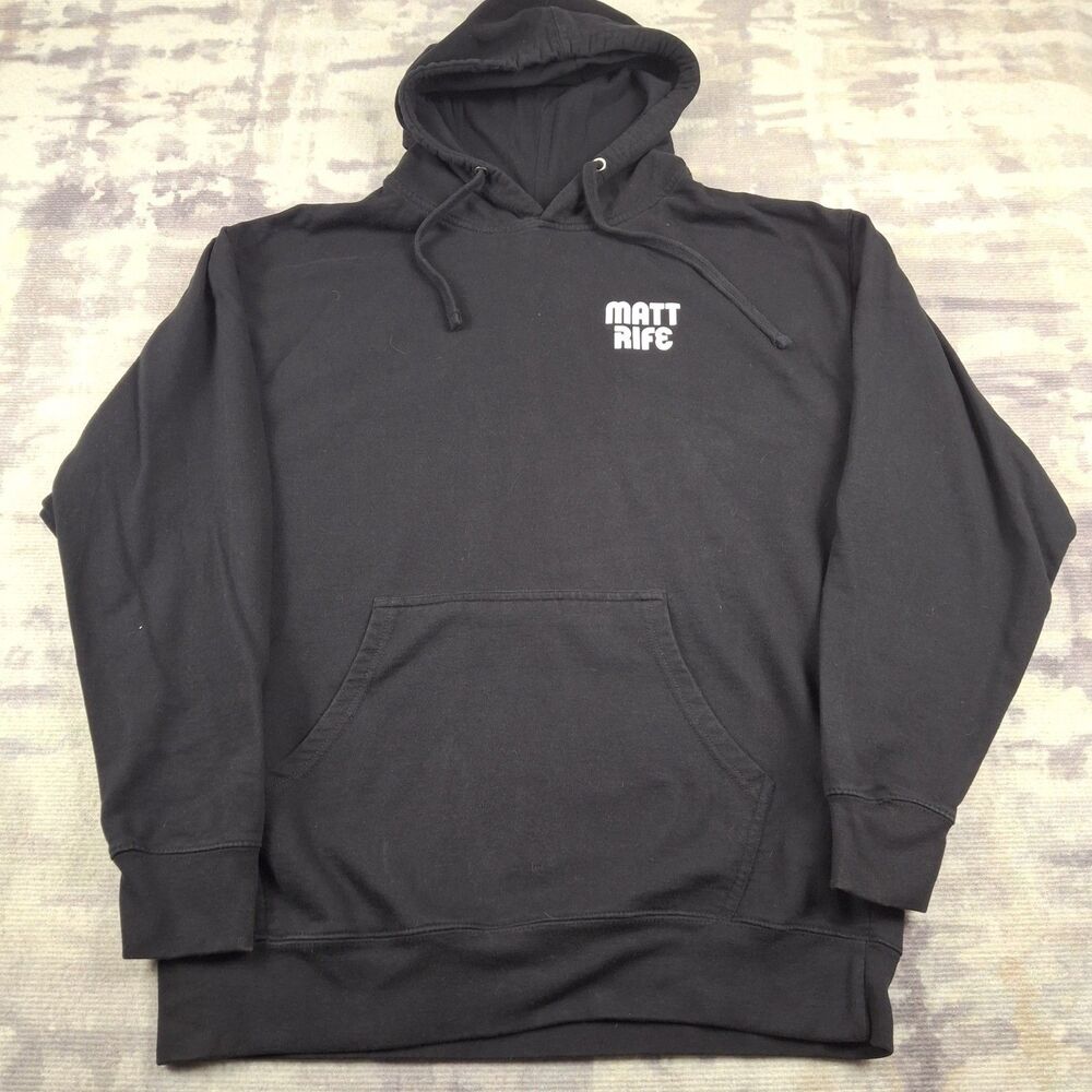 MATT RIFE ProbleMATTic World Tour Hoodie Black Mens XL Independent Sweatshirt